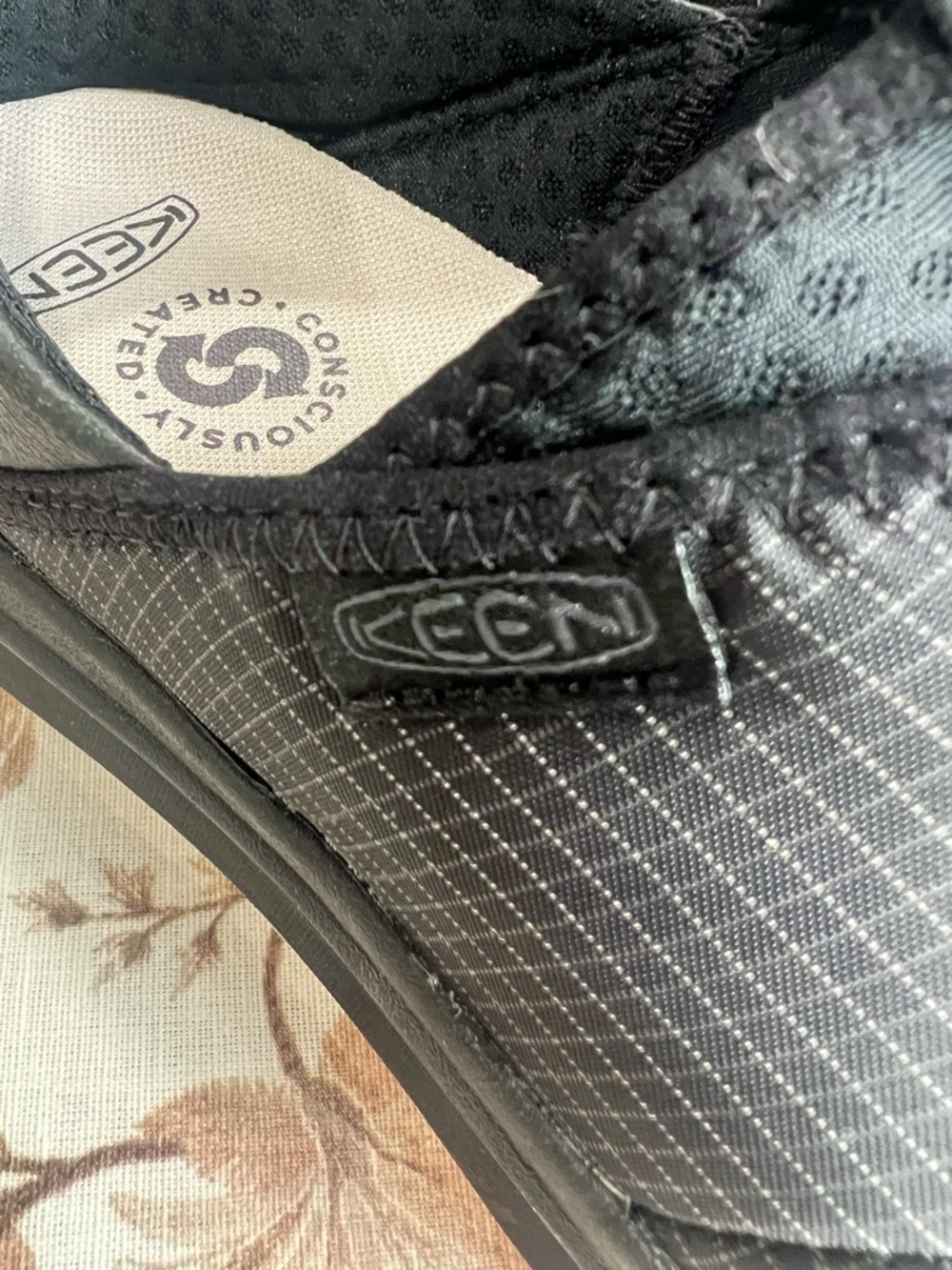 Keen Black Quilted Slip-On Mule - Picture 9 of 13